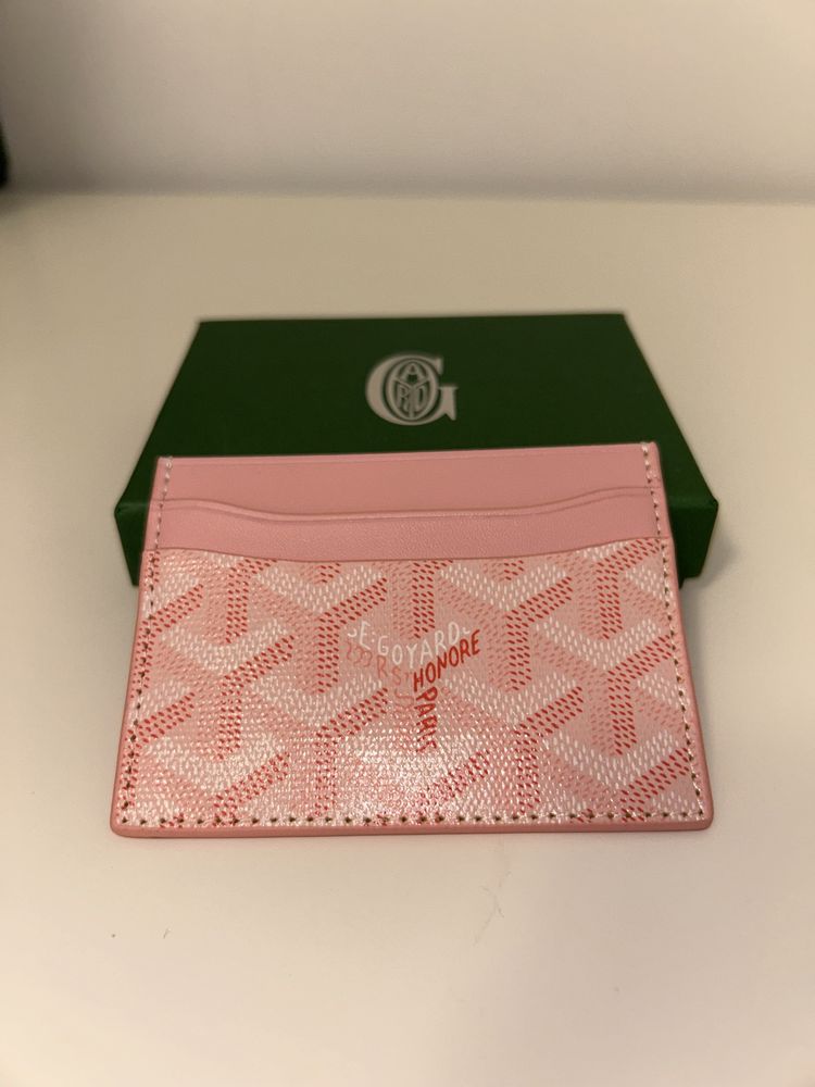 Portcard Cardholder Goyard Piele Roz 2023