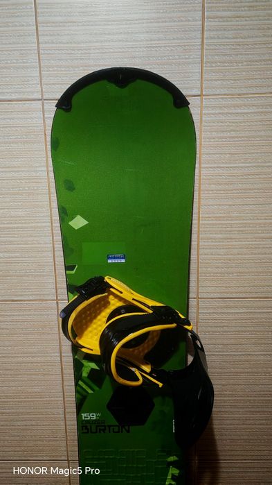 Placa snowboard 159 Wide Burton -legaturi boots
