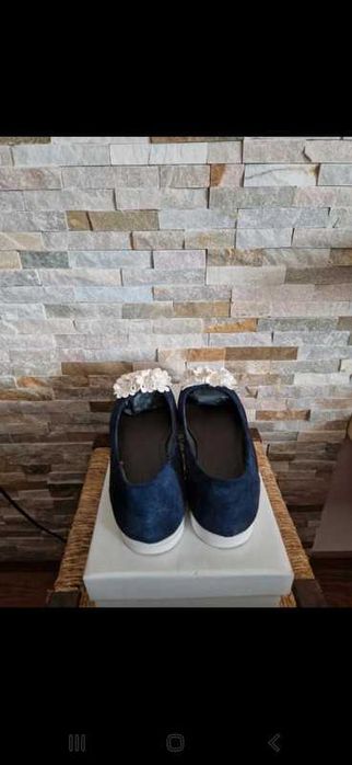 Balerini bluemarine 100% piele, masura 37,5