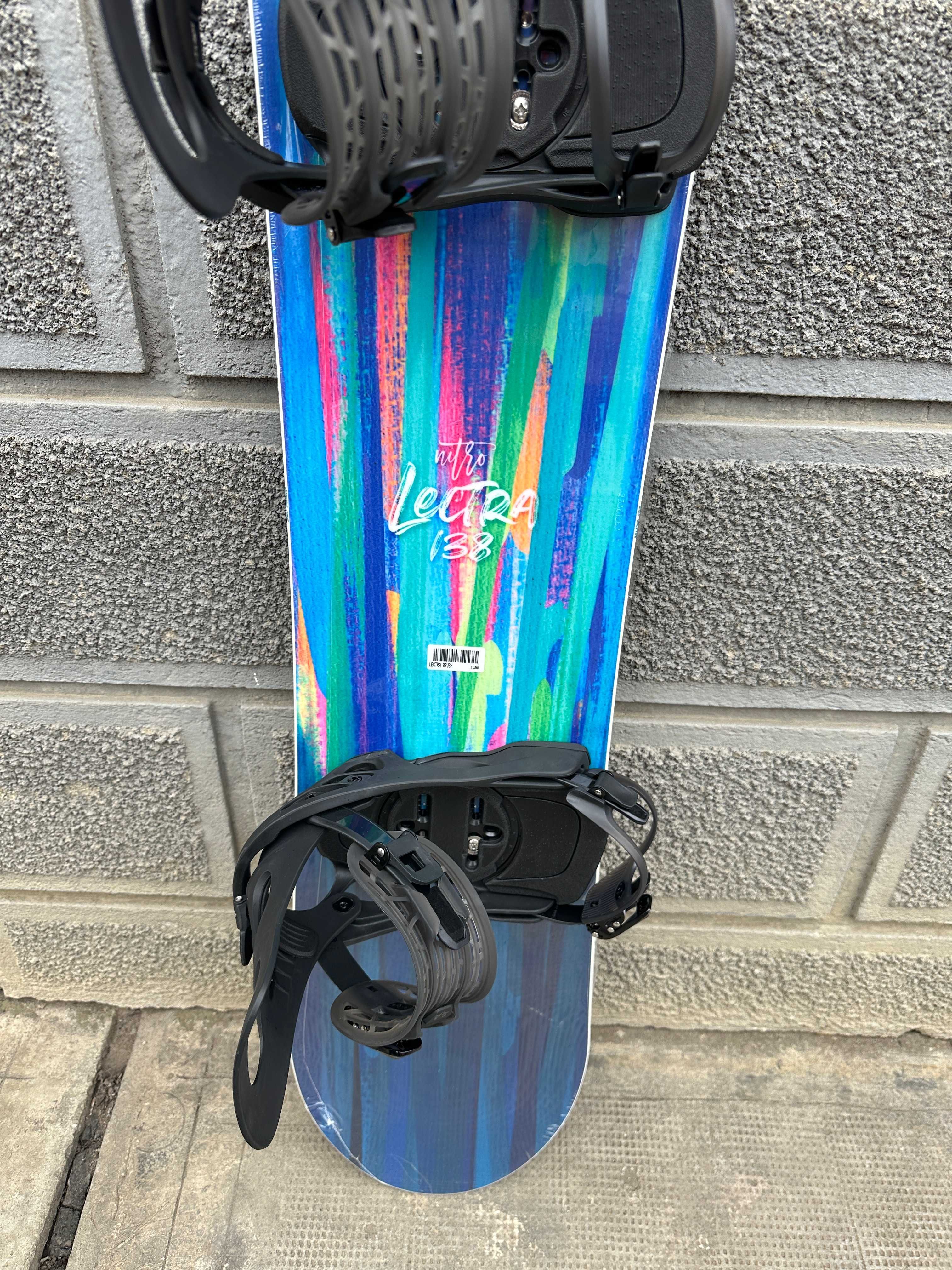 placa noua snowboard nitro lectra brush rental L138cm