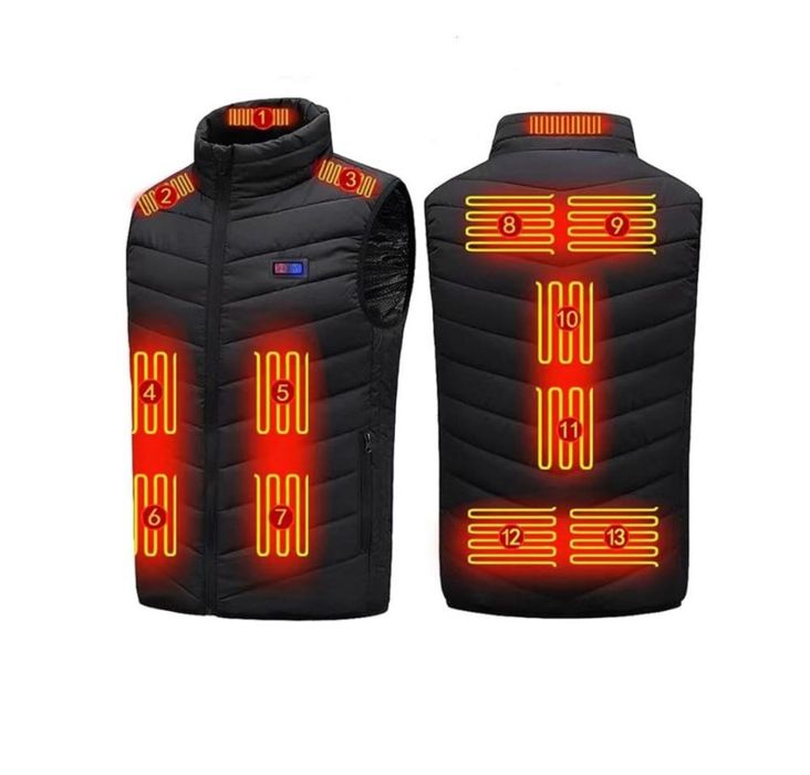 Vesta incalzire USB - 13 zone, control temperatura 3 trepte, S, L, XXL