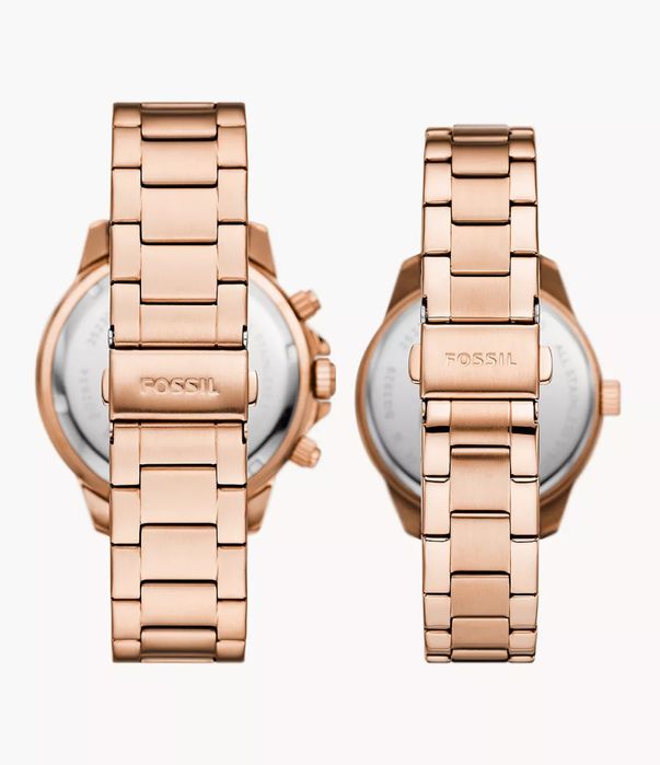 Set ceasuri Fossil Rose Gold Stainless Steel