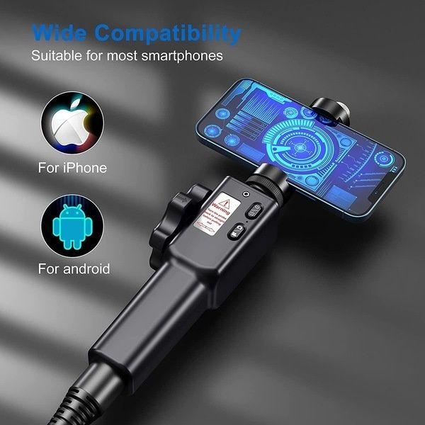 Ralcam Артикулиращ ендоскоп за iPhone, бороскопска инспекционна камера