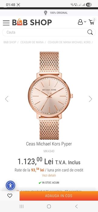 Ceasuri dama Kors Fossil barbati Tag bratari piele