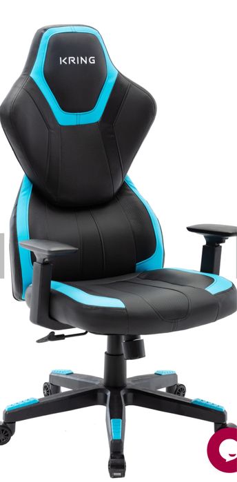 Геймърски стол Kring Sakura, Черен/Син