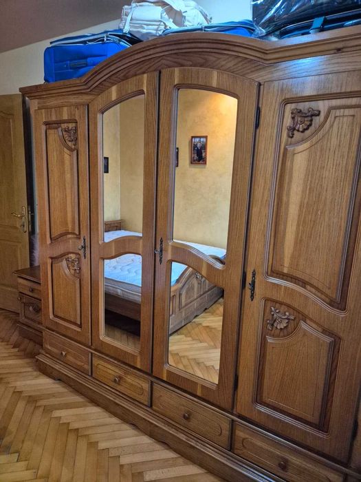 Mobila dormitor lemn masiv