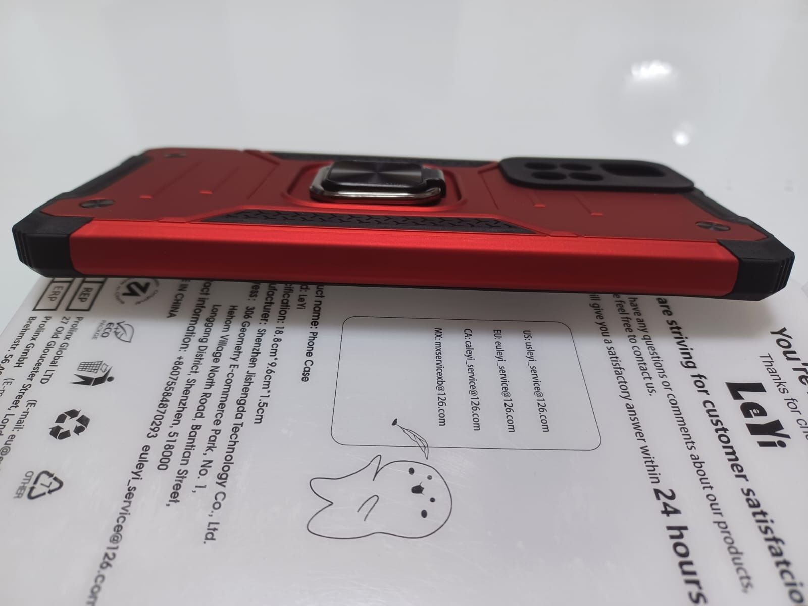 Husă Xiaomi Redmi Note 11 pro Hybrid Ring Holder și  2 folie display
