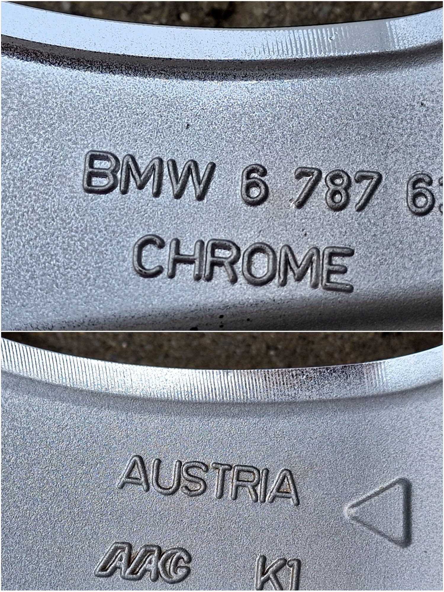 Jante BMW CHROM originale BMW NOI pe 18 cu anvelope vara NOI roti jent