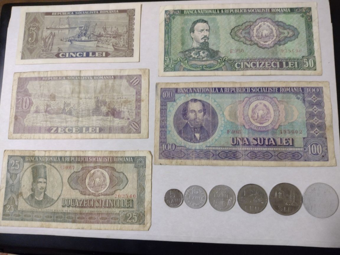 Colecție bancnote și monezi vechi