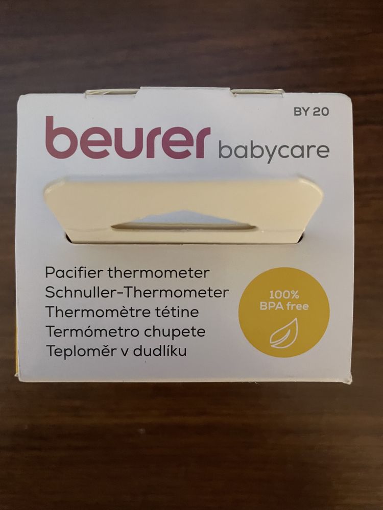 Termometru electronic Beurer BY20 tip suzeta Galben