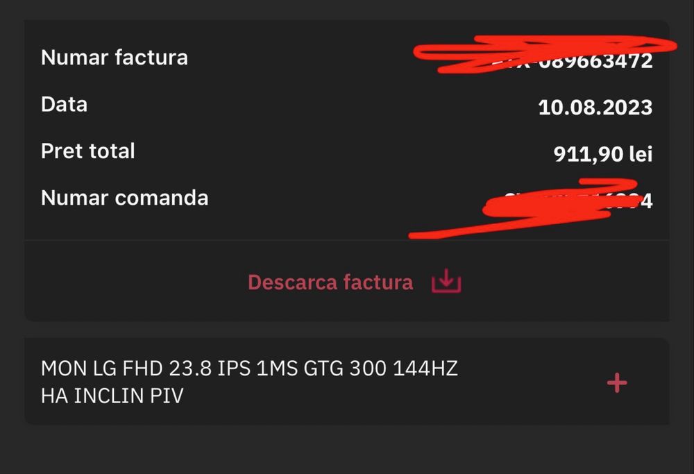 Monitor Gaming LG UltraGear, 144Hz,