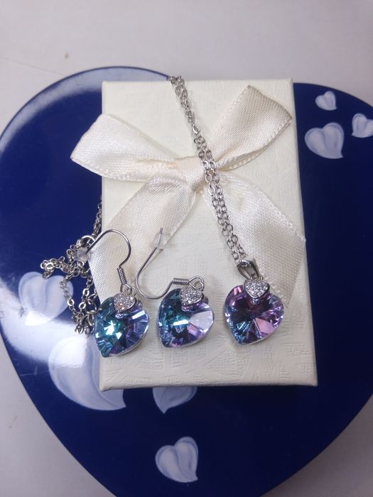 Комплект колие и обици