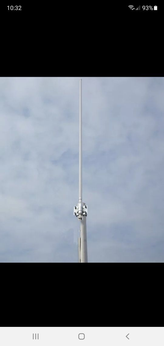 868MHz high gain 12dBi base antena și pentru minat helium