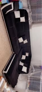 Черен Ъглов диван