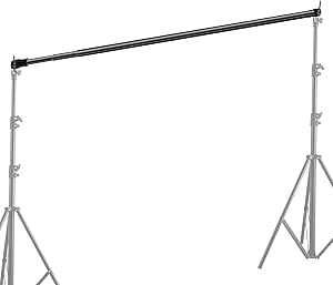 Suport de fundal Selens 120-300 cm, bară transversală, reglabil