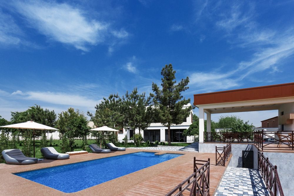 Дача посуточно у Ташкента с бассейном и всеми удобствами