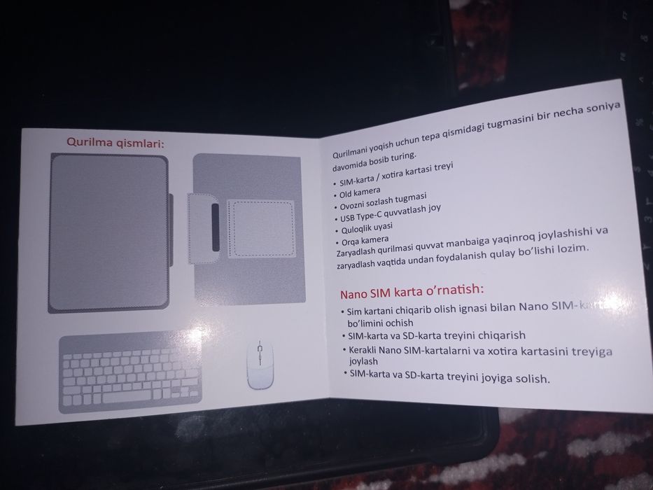 Planshet booknomi yangi