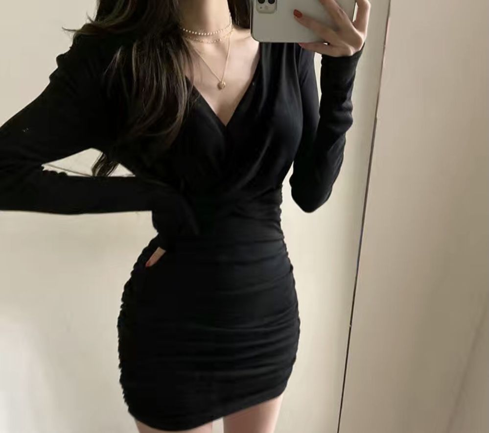 платье чёрное