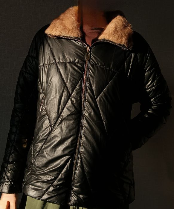 Куртка с норковым воротником