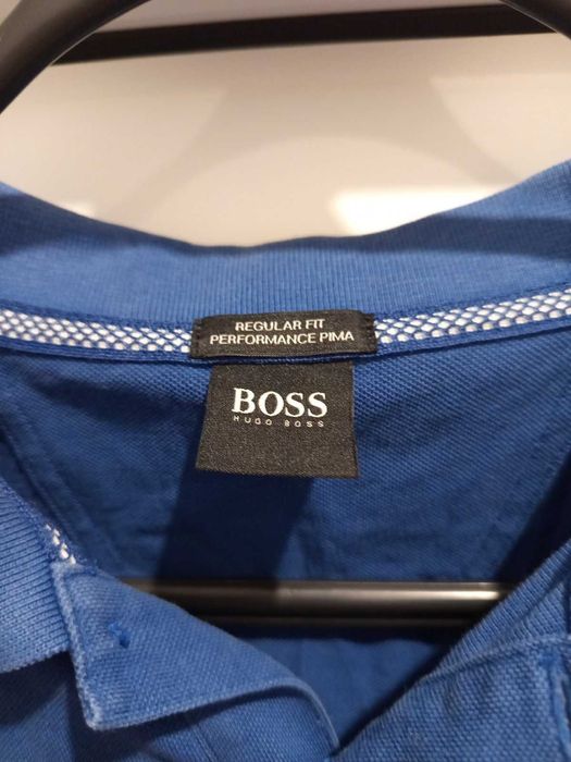 Оригинална фланелка с яка Hugo Boss