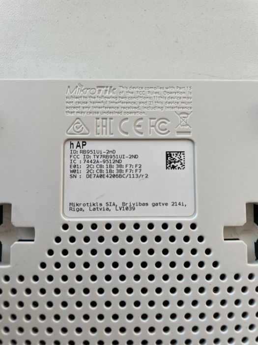 Микротик mikrotik RB951Ui-2nD