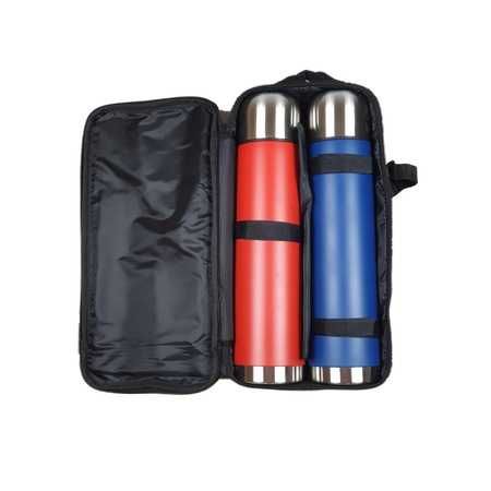 set 2 termosuri noi, 1 litru fiecare sau set cu 2 cani in geanta de  t
