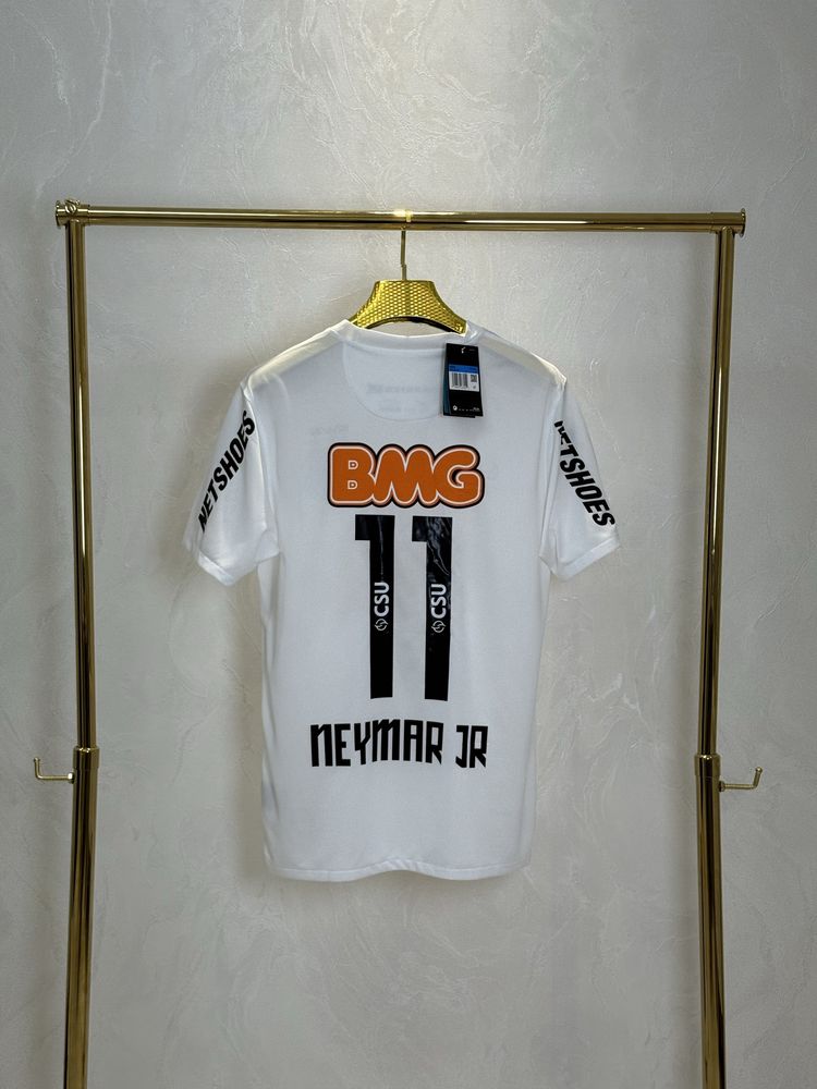 Yozuvli retro forma, BEPUL dostavka, Neymar 11 Santos