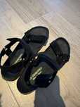 Sandale piele negre