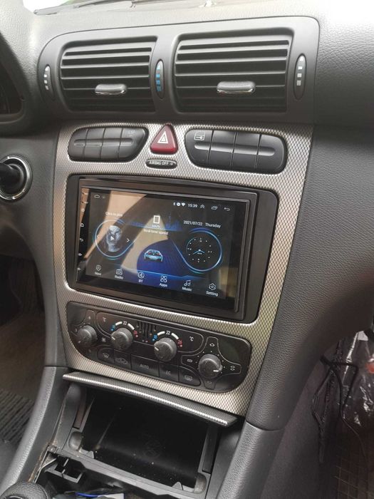 Navigatie GPS Android Mercedes C220 Waze YouTube Wifi Bluetooth US