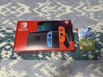 Nintendo Switch Red/Blue + Zelda Breath of the Wild - KАТО НОВ