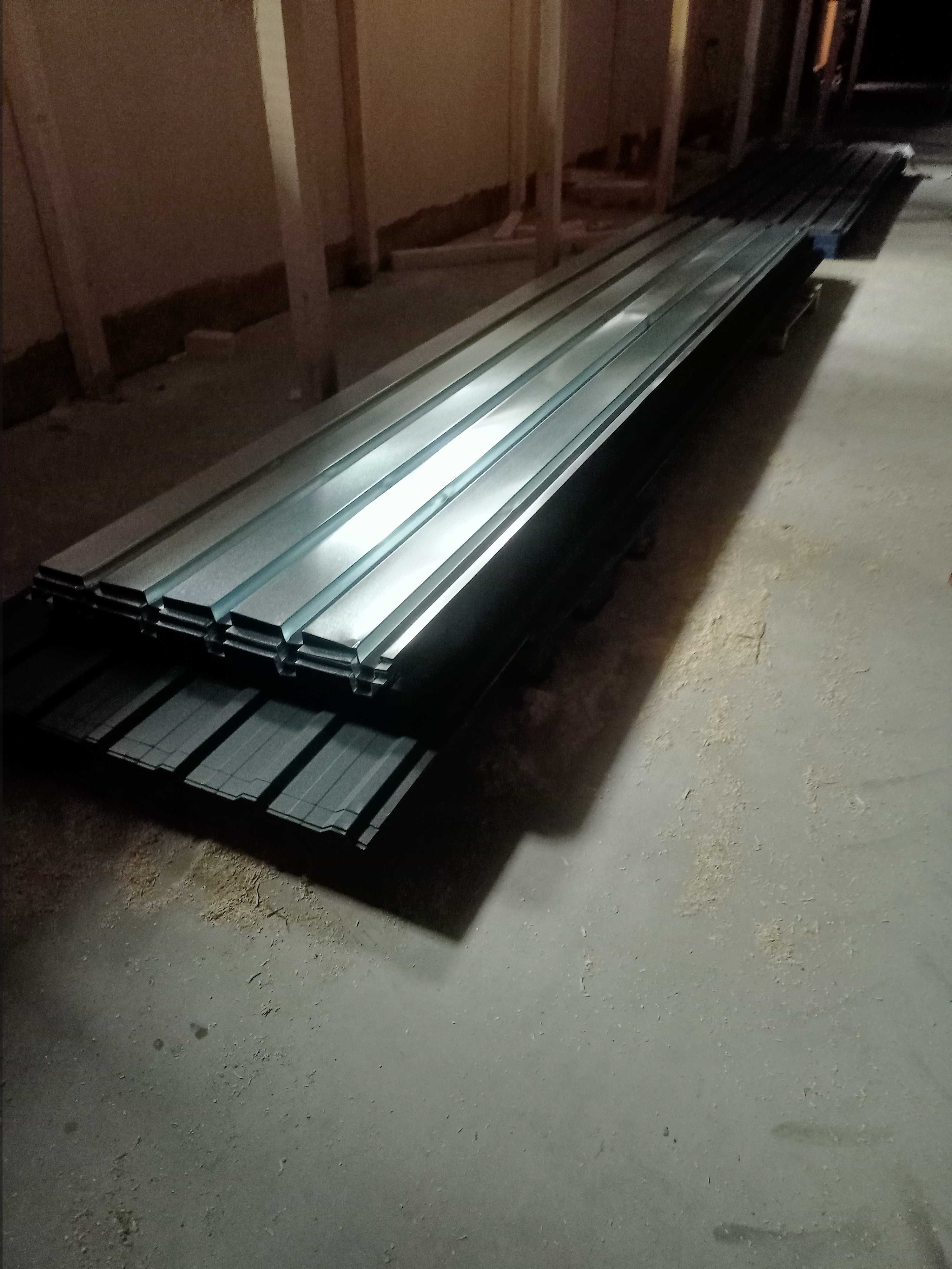 Tabla cutata zincata vopsita color acoperis hale industriale H35 T35