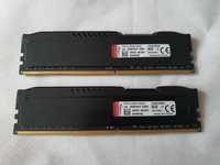 Kit Memorie PC 16GB DDR4 2400 HyperX Fury Black 2x8GB HX424C15FB2/8