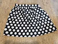 Fustiță scurta de vara,neagra cu buline albe, H&M,mărimea 36