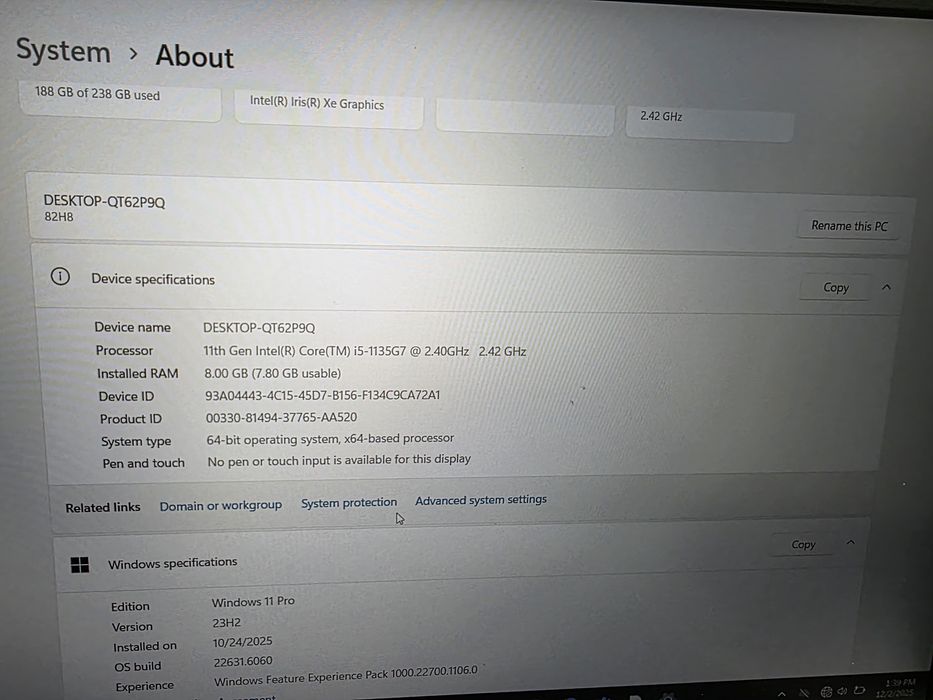 Laptop Lenovo IdeaPad 3  i5