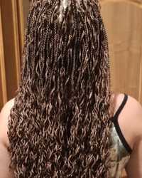 Качественное афро наращивание волос