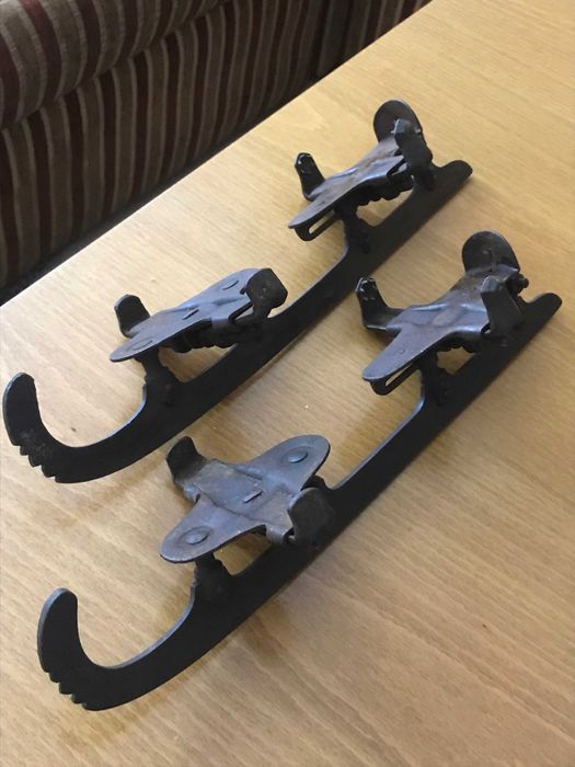 Антични ретро стоманени кънки за лед POLAR-KAMERAD