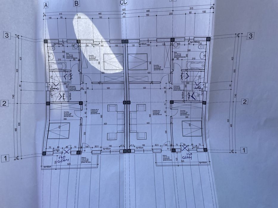 De vanzare casa tip Duplex 280 mp curte/P+1/5 camere/2 bai/145 mp util