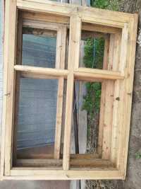 Продам  2 новых деревянных окна