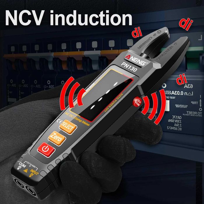 ANENG мултицет клещи U-образен, цветен LCD, акумулаторен