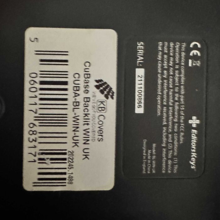 Tastatura Iluminata Steinberg Cubase Keyboard - USB PC & Mac