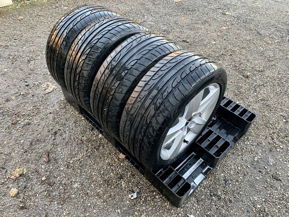 4бр.Алуминиеви джанти 16" 5x100+ГУМИ 215/45/16 за Skoda Fabia,Vw Polo