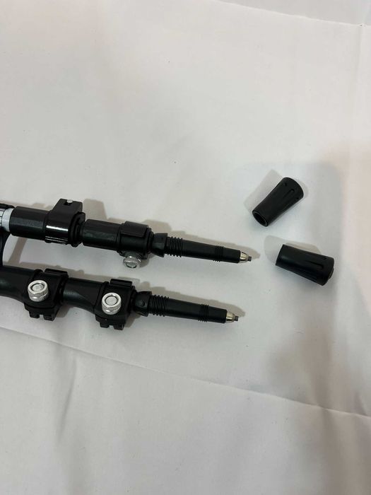 Bete schi ski trekking telescopice Skin Fox aluminiu 105-135cm green