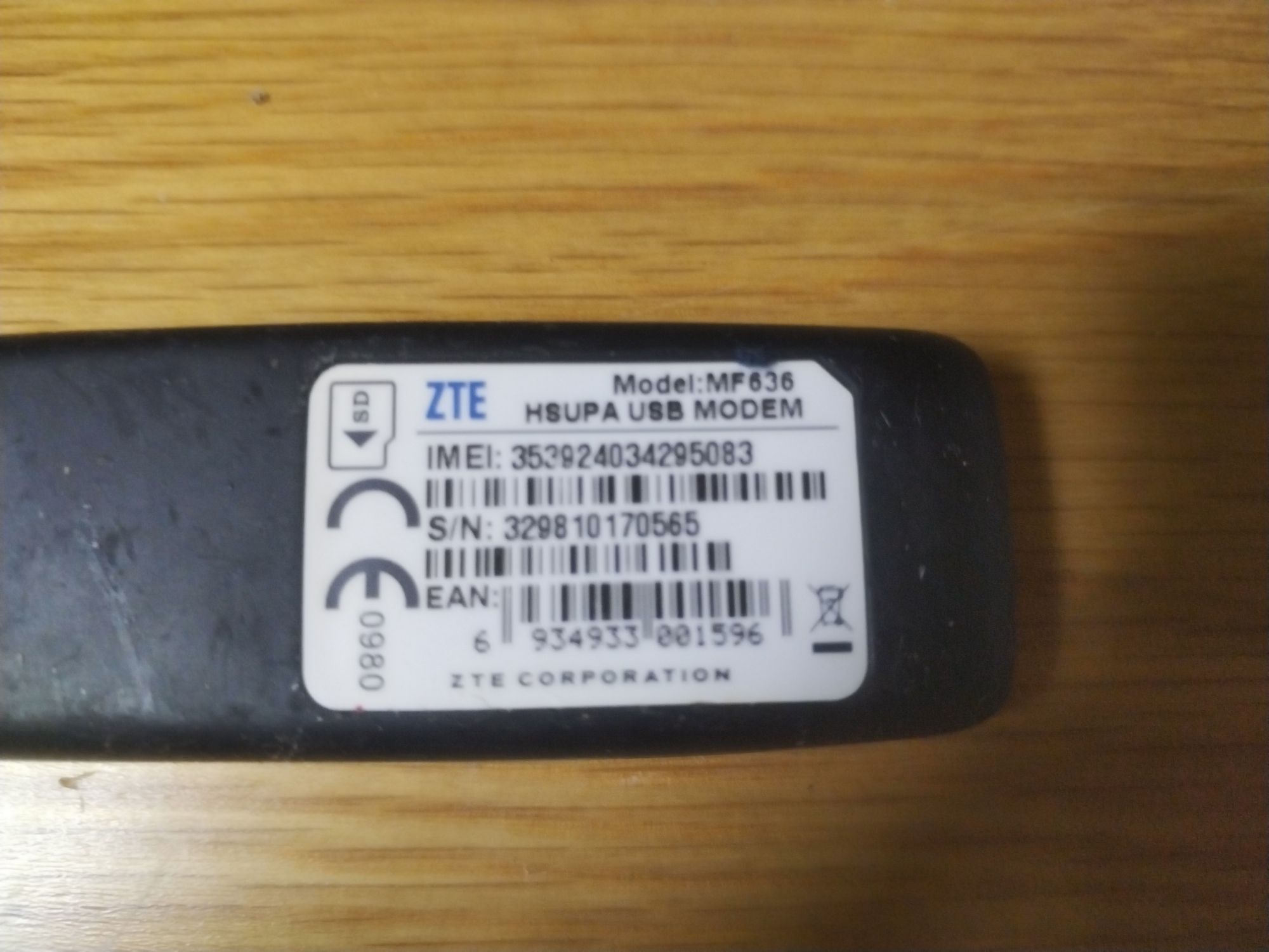 Modem usb 2Orange ZTE mp636