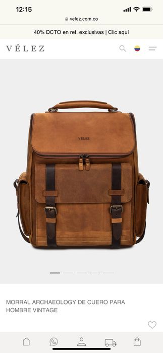 Кожаный рюкзак экслюзив