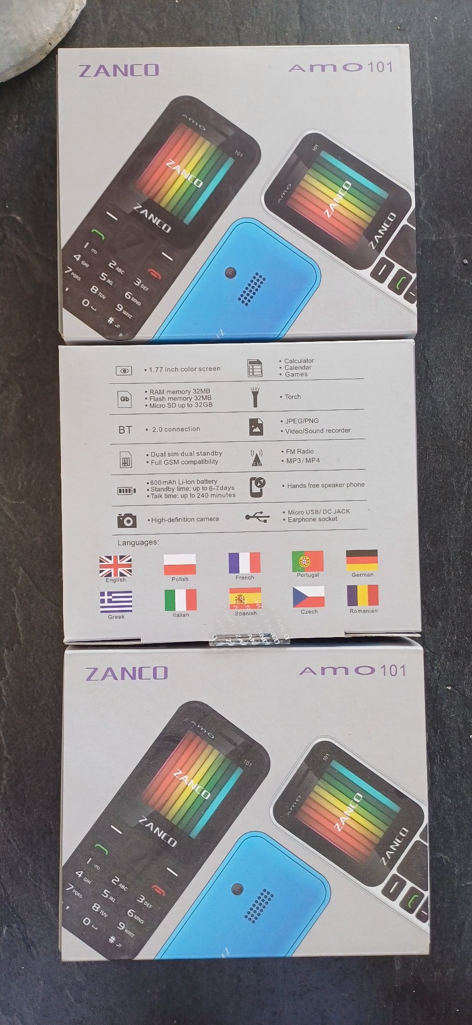 Zanco amo 101 telefon Dual.sim