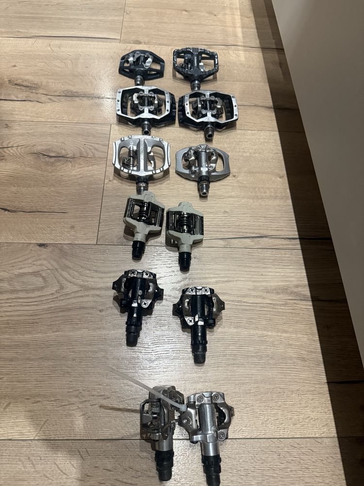SPD MTB клипс педали Clipless - Crank Brothers, Shimano, KCNC