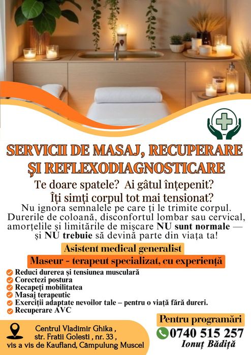 Masaj terapeutic , relaxare si anticelulitic