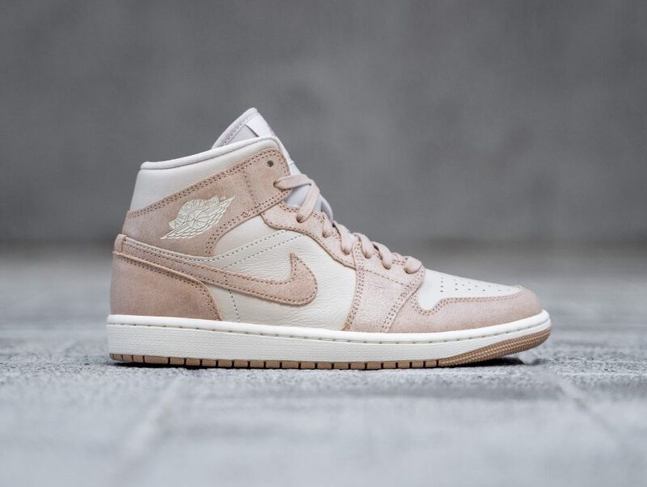 Jordan 1 mid " light tan" 44 originali noi