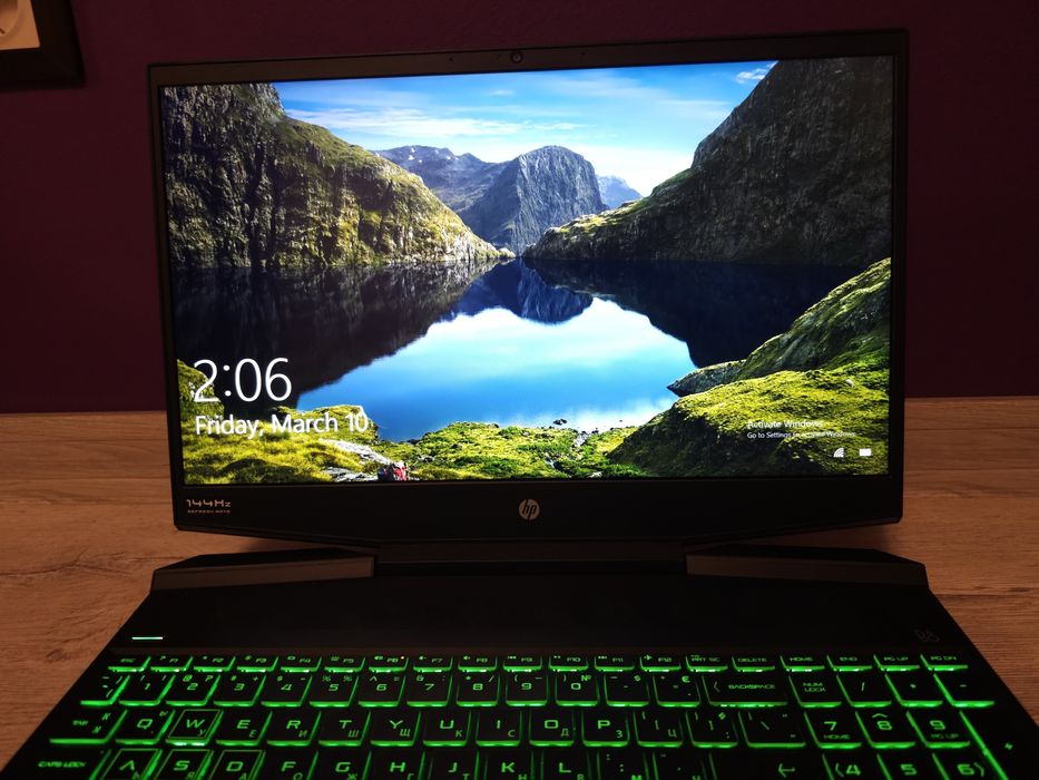 Gaming Laptop - HP Pavilion Gaming , i7-9750h, 16 GB, GTX 1660 TI 6 GB