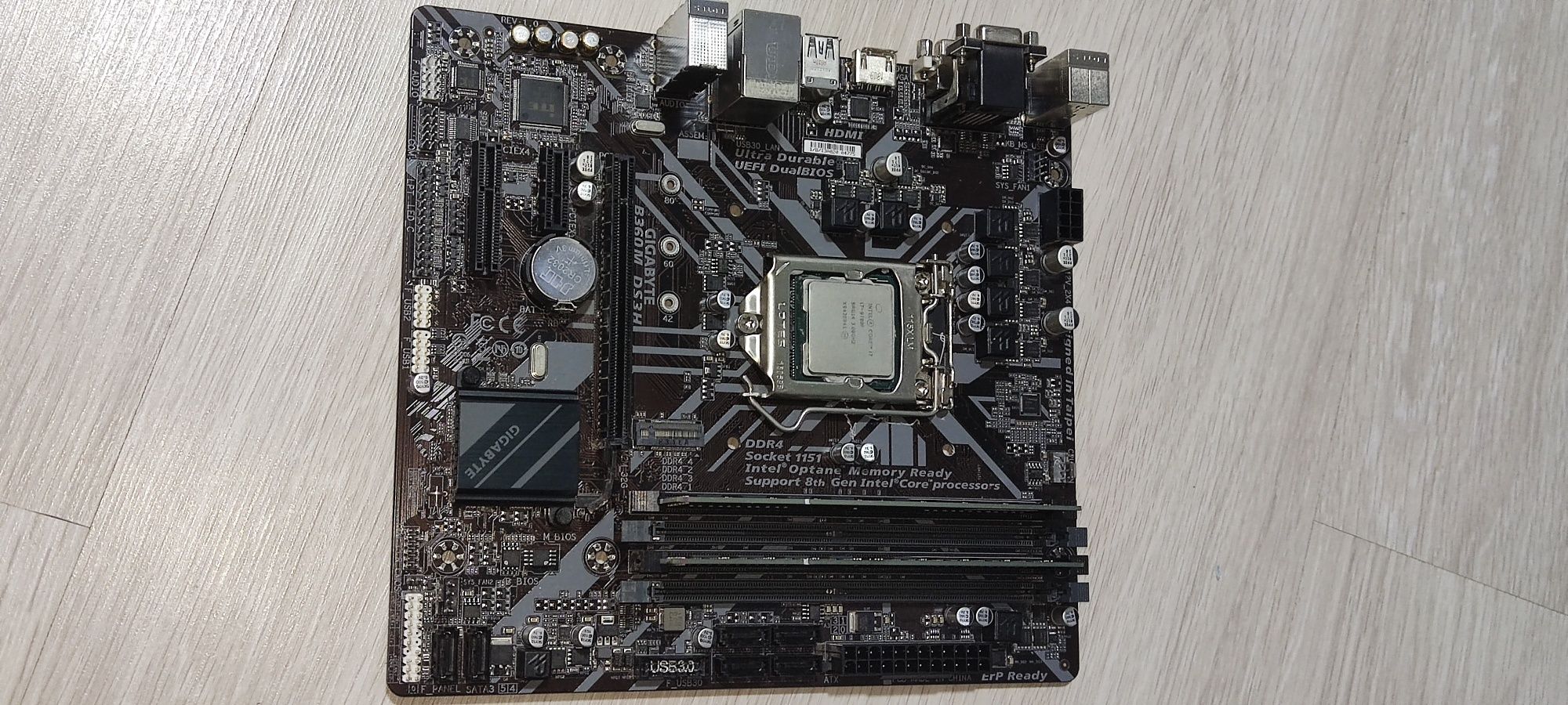 intel i7 9700f,b360m,16 gb ddr4
